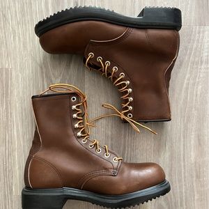 Red Wing SuperSole Steel Toe Leather Boot, Men’s 6.5 / Euro 38.5